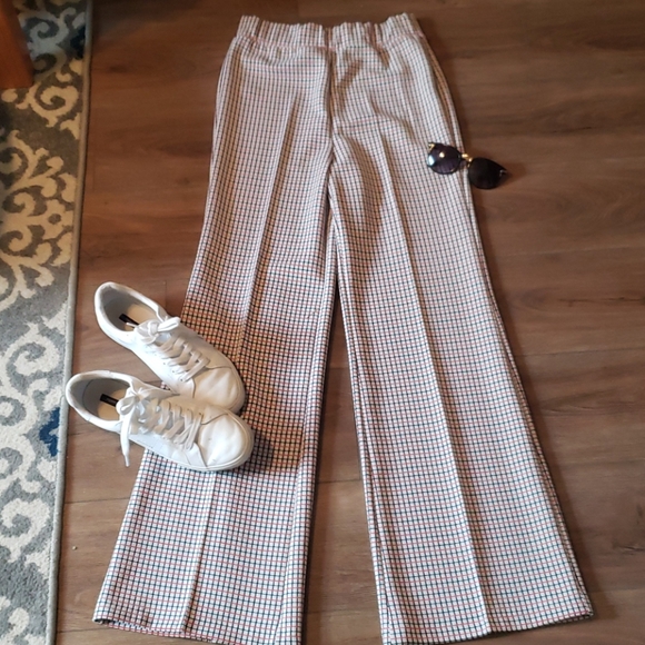 retro plaid pants